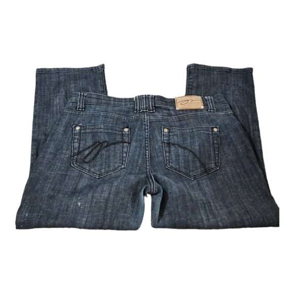 PZI JEANS Dark Blue Cropped Straight Leg Size 14 (34"Wx24" Inseam) - Picture 8 of 9